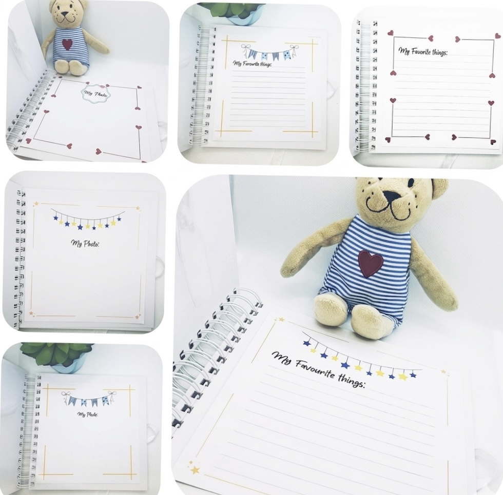 Personalised Baby Keepsake gift: Frame and Memory Album gift set. - Image 9