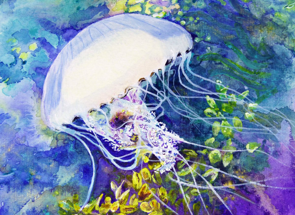 Jellyfish - greeting card - Image 3